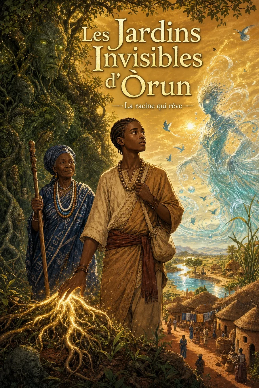 Couverture de BD fantastique produite comme exemple Bandeo Studio.
